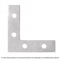 Escuadra cantonera, 2-1/2" x 2-1/2" (24 piezas)