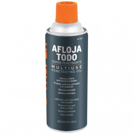 Aceite aflojatodo en aerosol  400 ml  Truper