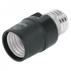 Portalampara de pvc  con sensor de luz  volteck