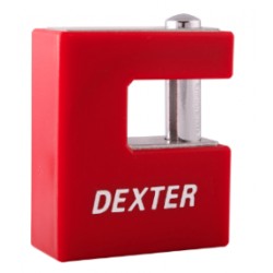 Candado antipalanca  70mm  Cubierto Dexter  rojo