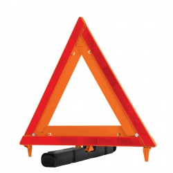 Triangulo de seguridad  de plastico  43.5 cm